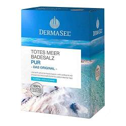 DERMASEL Totes Meer Badesalz Pur 1,5 kg von Dermasel
