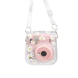 Deror Kameratasche, klein, transparent, aus PVC, mit Schultergurt, für Fujifilm 11/9/8 von Deror