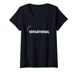 I'm Sensational Funny Personality Character Reference T-Shirt mit V-Ausschnitt von Describe Yourself With These Tshirts