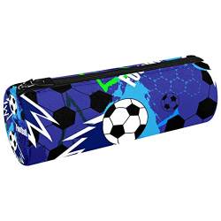Federmäppchen Fußball Fußball Mäppchen Federmappe Stiftetasche Für Jungen Mädchen Teenager 20x6.3cm von Desheze