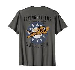 Flying Tigers Squadron WWII Vintage Insignia *Rückseite bedruckt * T-Shirt von Designed For Flight