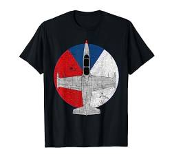 L-39 Albatros Tschechisches Jet-Flugzeug Vintage Pilot T-Shirt T-Shirt von Designed For Flight