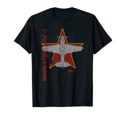 MiG-3 Kampfflugzeug Vintage Russisch Sowjetisch WW2 Cyrillisch T-Shirt von Designed For Flight