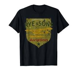 Roggen & Sons Aviation Hope County (MT Vintage T-Shirt von Designed For Flight