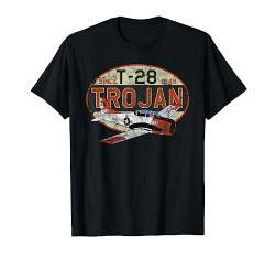 T-28 Trojan "Since 1950" Flugzeug-Pilot Vintage T-Shirt von Designed For Flight