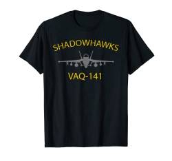 VAQ-141 „Shadowhawks“ Squadron EA-18 Growler Jet T-Shirt T-Shirt von Designed For Flight