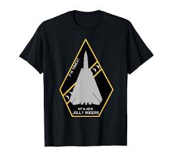 vfa-103 Jolly Rogers F-14 Tomcat Jet Aircraft "Patch" T-Shirt von Designed For Flight