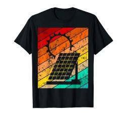 Solar Solarkraft Photovoltaik Fotovoltaik Vintage Retro T-Shirt von Designs by Beppolusion