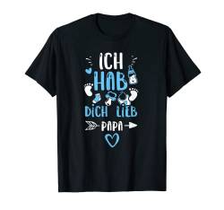 Papa: Ich Hab Dich Lieb Papa - Junge Sprüche T-Shirt von DesignsByJnk5 Familie