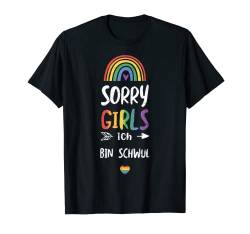 Queer: Sorry Girls Ich Bin Schwul - LGBTQ Sprüche T-Shirt von DesignsByJnk5 Pride