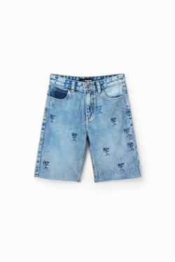 Desigual Boy's AGUIL 5053 Denim MEDIUM WASH Jeans, Blue, 8 Years von Desigual