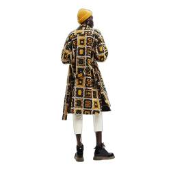 Desigual Damen Abrig_Hungria, 8022 Yellow Sun, Overcoat, Gelb, S von Desigual