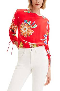 Desigual Damen Blus_landi 3000 Blouse, Rot, XL EU von Desigual