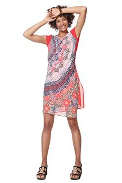 Desigual Damen Dress Short Sleeve Japan Woman RED Kleid, Rot (Rojo Roja 3061), 36 von Desigual