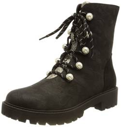 Desigual Damen Shoes_Biker_Pearl Fashion Boot, Black, 36 EU von Desigual