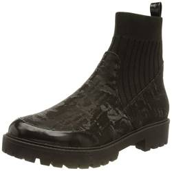 Desigual Damen Shoes_Biker_Sock Fashion Boot, Schwarz, 41 EU von Desigual