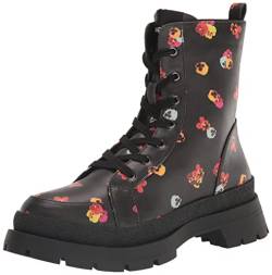 Desigual Damen Shoes_Boot_Flowers Hunting Shoe, Black, 39 EU von Desigual