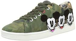 Desigual Damen Shoes_Cosmic_Mickey Sneaker, Green, 37 EU von Desigual