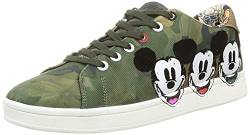Desigual Damen Shoes_Cosmic_Mickey Sneaker, Green, 40 EU von Desigual
