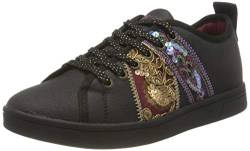 Desigual Damen Shoes_Cosmic_Ribbons Sneaker, Black, 36 EU von Desigual