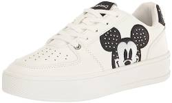 Desigual Damen Shoes_Fancy_Mickey Studs 1000 White, 38 EU von Desigual