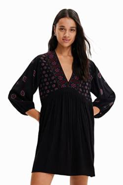 Desigual Damen Vest_creta 2000 Dress, Schwarz, M EU von Desigual