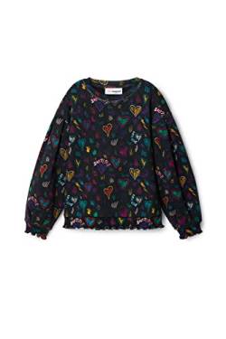 Desigual Girl's Cristal 2000 Black Sweater, 3/4 von Desigual