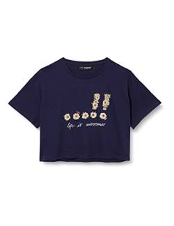 Desigual Girls TS_Swanson T-Shirt, Blue, 11/12 von Desigual