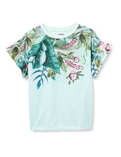 Desigual Girls TS_Viera T-Shirt, Green, 3/4 von Desigual