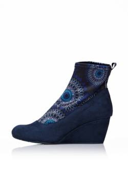 Desigual Ines 27AS010, Damen Halbstiefel, Blau (Bleu (5127)), 39 EU von Desigual