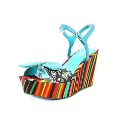 Desigual Meg 31SS265507236, Damen Sandalen, Blau (Blue), 36 EU / 3,5 UK von Desigual