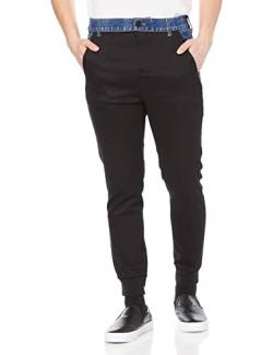 Desigual Mens Tadeo Casual Pants, Black, 30 von Desigual