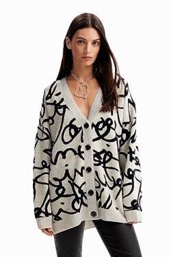 Desigual Pullover_Lettering, 1001 RAW, M von Desigual