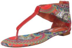 Desigual SHOES_RITA 21SS151, Damen Sandalen/Fashion-Sandalen, Orange (TEJA RUSTICA 7032), EU 40 von Desigual