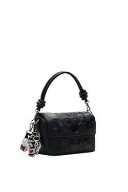 Desigual Women's BOLS_All Mickey Phuket MI Accessories PU Hand Bag, Black von Desigual