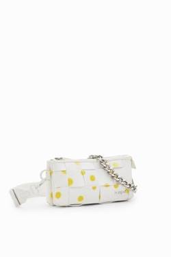 Desigual Women's BOLS_New Splatter DORT Accessories PU Across Body Bag, Yellow von Desigual