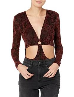 Desigual Women's Body Blouse, Red, M von Desigual