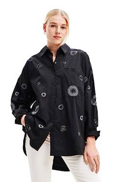 Desigual Women's CAM_Taylor Blouse, Black, L/XL von Desigual