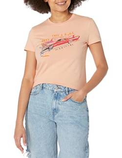 Desigual Women's TS_Cadillac 3025 T-Shirt, Red, M von Desigual