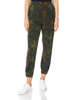 Desigual Womens CAMOTIGER Casual Pants, Green, XS von Desigual