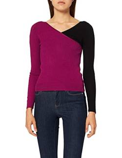 Desigual Womens JERS_BELGRADO Pullover Sweater, Black, M von Desigual
