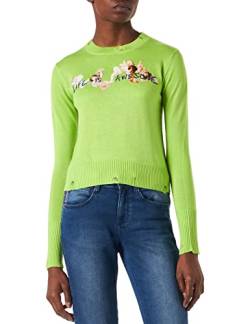 Desigual Womens JERS_Julia Pullover, Green, XS von Desigual