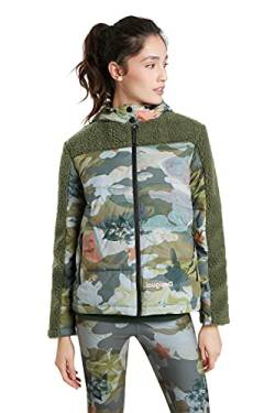 Desigual Womens Padded_Hanna Jacket, Green, XL von Desigual