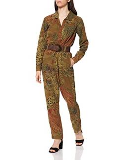 Desigual Womens Pant_Jumpsuit CAMOTIGER Overalls, Green, XL von Desigual