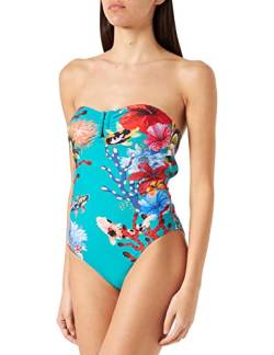 Desigual Womens Swim_Aurora Badeanzug, Blue, XS von Desigual