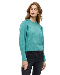 DESIRES Damen Gea Pullover mit Knöpfen Blau XXL von Desires