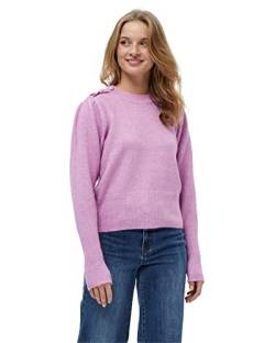 DESIRES Damen Gea Pullover mit Knöpfen Violett M von Desires