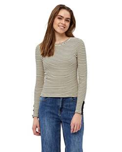 DESIRES Damen Jamela Longsleeve Tee Weiß L von Desires