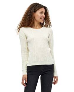 DESIRES Damen Jea O-neck Pullover Weiß L von Desires