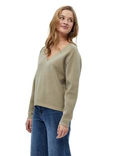 DESIRES Damen Kaiona Pullover mit V-ausschnitt Beige L von Desires